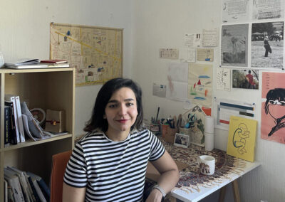 Ateliers découverte de la BD avec Faridé Tehrani pour les élèves du groupe scolaire Marie de Gournay