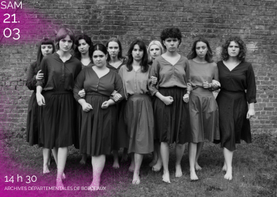 21 mars / Hors les murs – « elles obliquent elles obstinent elles tempêtent », conférence performée de Vanessa Desclaux et Agnès Geoffray